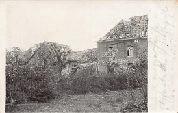 ZONNEBEKE (W. Vl.) Fotokaart - Ruïnes - Eerste Oorlog - Uitg. Onbekend  - Zonnebeke