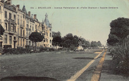 Bruxelles - Avenue Palmerston Et Folle Chanson Square Ambiorix. - Avenues, Boulevards