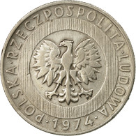 Monnaie, Pologne, 20 Zlotych, 1974, TTB, Copper-nickel, KM:67 - Poland