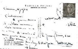 Spain & Marcofilia, La Coruna, Avenida De Los Cantones, Vila Nova De Gaia 1957 (5) - Cartas & Documentos