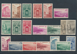 1939-41 Monaco - Vedute Diverse 20 Valori, N. 169/183 - MNH** - Altri & Non Classificati