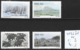 SUD OUEST AFRICAIN 498 à 501 ** Côte 3 € - Africa Del Sud-Ovest (1923-1990)