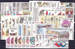 ** Tchécoslovaquie 1971 Mi 1981-2049 (Yv 1825-1893), (MNH)** L'année Complete - Full Years