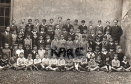 CARTE PHOTO,08,ARDENNES,LEVREZY,ECOLE DE GARCONS,CLASSE,PROFESSEUR,RARE - Altri & Non Classificati