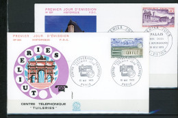 AX3a-3 France FDC 1er Jour N° 1750 + 1757     A Saisir !!! - 1970-1979