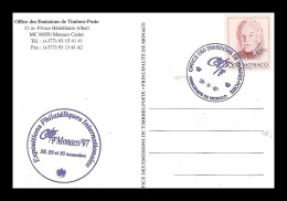 3 06	2 08	MONACO 97	- Exposition Philatélique Internationale - Postmarks