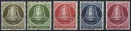 BERLIN 82-86 **, 1951, Glocke Rechts, Prachtsatz, Mi. 120.- - Unused Stamps