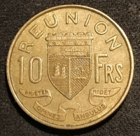 RARE - REUNION - 10 FRANCS 1973 - KM 10a - Réunion