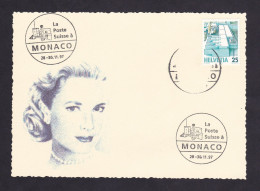 3 06	2 13	MONACO 97	- Exposition Philatélique Internationale 				- Oblitération Poste Suisse - Postmarks