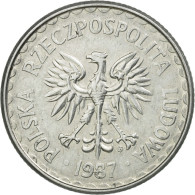 Monnaie, Pologne, Zloty, 1987, Warsaw, TTB+, Aluminium, KM:49.2 - Poland