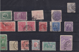 JOLI  LOT DE TIMBRES  OBLITERE DE 1884/1900. TRES INTERESSANT.  BELLE COTE - Gebraucht