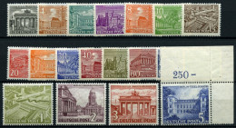 BERLIN 42-60 **, 1949, Bauten, Prachtsatz, Mi. 750.- - Unused Stamps