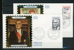 AX3a-2 France FDC 1er Jour N° 1825 + 1839     A Saisir !!! - 1970-1979