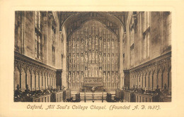 United Kingdom England Oxford BAll Soul's College Chapel - Oxford
