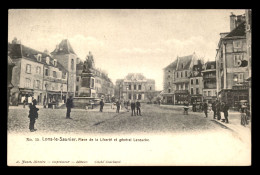 39 - LONS-LE-SAUNIER - PLACE DE LA LIBERTE ET STATUE DU GENERAL LECOURBE - Lons Le Saunier