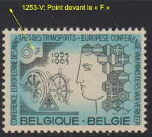 Belgique: COB N° 1253-V: Neuf, **, Sans Charnière. TB !!! - 1961-1990