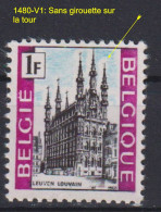 Belgique: COB N° 1480-V2: Neuf, **, Sans Charnière. TB !!! - 1961-1990