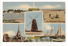 Selsey And District - 1964 Used Sussex Multiview Postcard - Windmill, Bosham Etc - Altri & Non Classificati