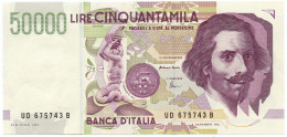 50000 LIRE GIAN LORENZO BERNINI II TIPO LETTERA D 20/02/1997 FDS - Otros & Sin Clasificación