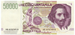 50000 LIRE GIAN LORENZO BERNINI II TIPO LETTERA D 20/02/1997 FDS - Otros & Sin Clasificación