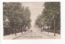 Forest Gate - Eartham Grove, Street Scene - Old London Postcard, Local Publisher (Walter C. Ridgwell) - London Suburbs