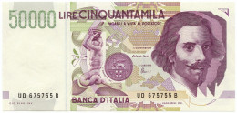 50000 LIRE GIAN LORENZO BERNINI II TIPO LETTERA D 20/02/1997 FDS - Otros & Sin Clasificación