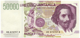 50000 LIRE GIAN LORENZO BERNINI II TIPO LETTERA D 20/02/1997 FDS - Otros & Sin Clasificación