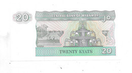 *myanmar  Burma 20 Kyat  1994   72   Unc - Myanmar