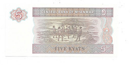 *myanmar  Burma 5 Kyat  1996   70a   Unc - Myanmar