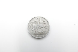 Vintage COIN : SPAIN : Dies 10 Cents 1945  - Alluminium - 10 Céntimos