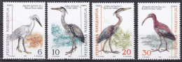 Makedonien Makedonija 2000 - Mi.Nr. 204 - 207 - Postfrisch MNH - Tiere Animals Vögel Birds - Cranes And Other Gruiformes