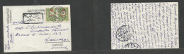 TURKEY. C. 1912 (29 Sept) Halki Isle - Switzerland, Lousanne. Private Printed Card, Tied Neat Bilingual Cds + Reverse Tr - Andere & Zonder Classificatie