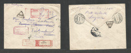 TURKEY. 1918 (24 Dec) Istambul - Switzerland, Geneva (12 June 19) Wintter. Agne Zacharian (Armenian) Registered Multifkd - Andere & Zonder Classificatie