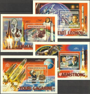 Congo Ex Zaire 2013, Space, Cosmonauts, Cat, Monkey, Dog, 4BF - Ungebraucht