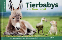 PM Marken Heft - Tierbabys Am Bauernhof Mit 6 Verschiedenen Marken  Lt. Scan Postfrisch - Timbres Personnalisés