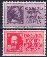 Italien 1933 - Rohrpostmarken, Nr. 437 - 438, Postfrisch ** / MNH - Nuevos