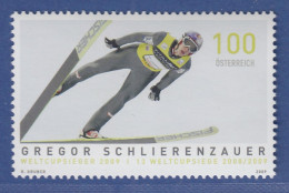 Österreich 2009 Sondermarke Skispringer Georg Schlierenzauer  Mi.-Nr. 2832 - Nuovi