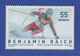 Österreich 2006 Sondermarke Skirennfahrer Benjamin Raich  Mi.-Nr. 2616 - Nuovi