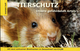 PM Marken Heft - Tierschutz - Unsere Gefährdeten Arten Mit  9 Verschiedenen Marken  Lt. Scan Postfrisch - Sellos Privados
