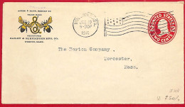 A1032 - USA - Postal History - ADVERTISING STATIONERY Cover - BEES 1916 Woburn Mass - Honeybees