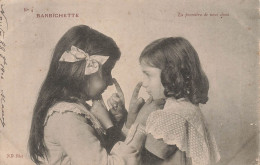 Jeus D'enfants * Série Complète 6 CPA 1904 * La Barbichette LA BARBICHETTE * Jeu Enfant - Other & Unclassified