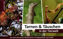 PM Marken Heft - Tarnen & Täuschen In Der Tierwelt  Mit  8 Verschiedenen Marken  Lt. Scan Postfrisch - Sellos Privados