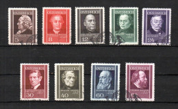 Austria 1937 Set Docters/medical Stamps (Michel 649/57) Nice Used - Usados