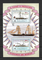 Sao Tome 1984 Ships III MS #2 MNH - Ships