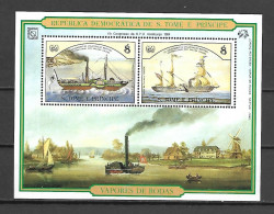 Sao Tome 1984 Ships III MS #1 MNH - Bateaux