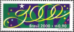 Brazil Brasil Brasilien 2000 New Year Millenium Michel No. 2989 MNH Mint Postfrisch Neuf ** - Nuovi