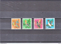 SUISSE 1970 OISEAUX Yvert 868-871, Michel 936-939 Oblitérés Cote 2,50 Euros - Usados