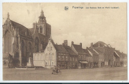 Poperinge - Poperinghe - Sint Bertinus Kerk En Markt - 1935 - Poperinge
