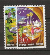 2005 MNH Cyprus, Mi 1056-7 Postfris ** - Unused Stamps