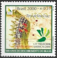 Brazil Brasil Brasilien 2000 Discovery UIT Telecom Americas Michel No. 3001 MNH Mint Postfrisch Neuf ** - Nuovi